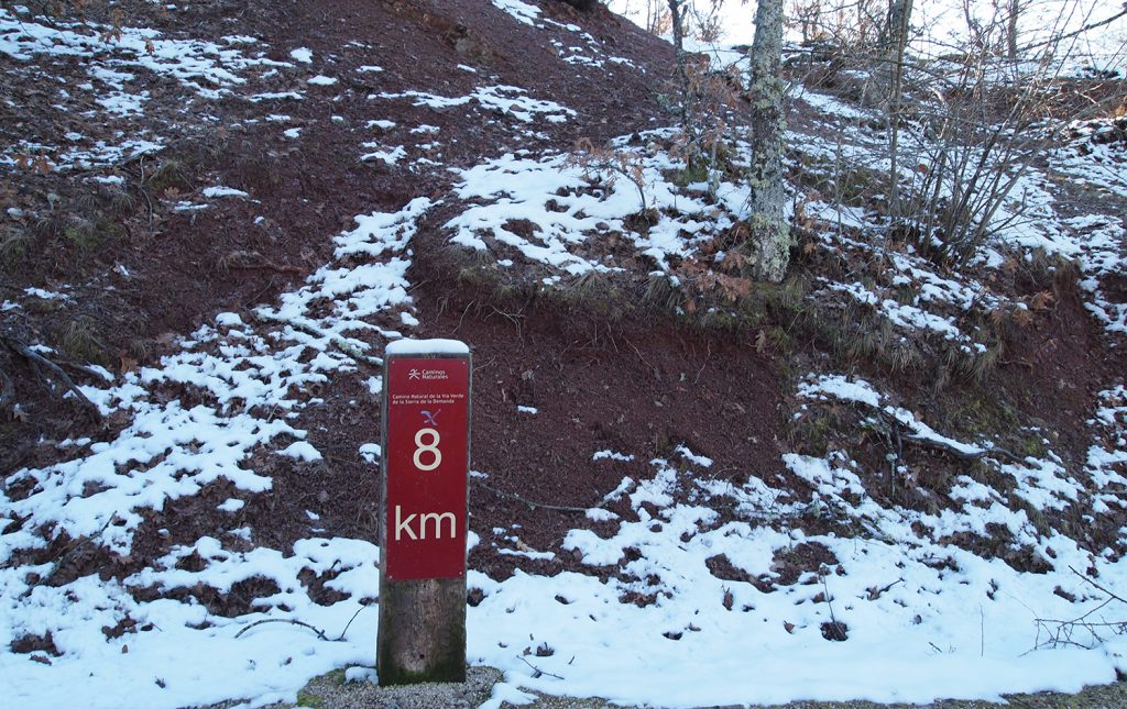 Km 8 de la Vía vErde a su punto más cercano a Villasur